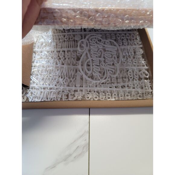 NWT - Black Letterboard 10X10 - Picture 3 of 4